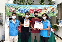 衛福局舉辦健康減重頒獎典禮,最佳減重個人獎第1名周○維,減重公斤數最多獎第1名張○群,最佳減重團隊獎第1名C&Y炸雞減肥班。(圖/文:曹重偉)