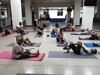 衛福局在北竿推辦健康促進站成效良好,9月開課至今已服務近4百人次。(圖:連江縣長期照顧管理中心北竿照管分站提供)
