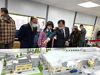 馬祖酒廠南竿二廠新建工程22日動土,連江縣長劉增應出席致詞表示,工程預計民國113年完工,預計每年可生產馬祖高粱近150萬公升,將對馬祖產業、觀光、經濟及縣府財政等面向有長遠且正向的發展。(圖:中央社提供)