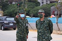 廖指揮官視導操演規劃。(圖/文:莊媛婷)