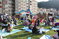 　2021海那邊－小島野餐尬萬聖節變裝活動歡樂登場，展現馬祖鄉村農遊歡樂特色與愉快舒適樂活體驗。（圖／文：吳嘉榮）