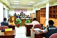 東引鄉民代表會第11屆第6次定期大會開議,主席王維德期勉鄉公所團隊持續用心推動鄉政,創造地方繁榮。(圖/文:陳其敏)