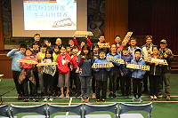 　110年連江縣國民中小學生活科技競賽13日登場，集結各校好手設計與製作桁架橋。（圖／文：吳嘉榮）