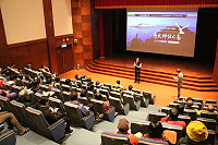 　《尋找神話之鳥》紀錄片馬祖首映會南竿場13日登場，希望讓民眾瞭解馬祖地區海洋生態環境與故事，也展現出馬祖對生態保育的重視。（圖／文：吳嘉榮）