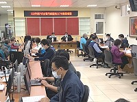 　縣府15日上午舉行主管月報，各單位報告重點工作事項。（圖／文：馮紹夫） 