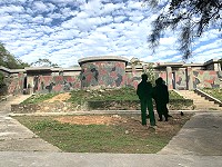 　南竿梅石營區士兵特約茶室（鵲橋上方）活化再利用，文化處22日開幕啟用典禮。（圖：連江縣政府文化處）