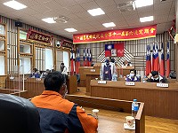 莒光鄉民代表會第11屆第6次定期大會17日進行第一天鄉政總質詢。(圖/文:宋幸儒)
