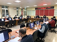 　110年全國性公民投票案將於12月18日投票，連江縣選舉委員會17日舉辦首次監檢警聯繫會報。（圖／文：馮紹夫）