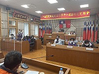 莒光鄉民代表會第十一屆第六次定期大會18日進行第二天鄉政總質詢。(圖/文:宋幸儒)