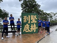 　2022北竿硬地超馬新增5K壁山挑戰組，主辦單位19日舉辦試跑活動。（圖／文：陳鵬雄）