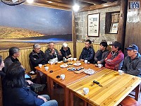 　文化處24日在芹壁辦理「建築師小旅行」，邀請1980至2010年代曾因服役或建築設計案登島的建築師回顧聚落保存點滴，並對未來提出展望。（圖：文化處）