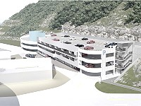 福澳商港公共立體停車場工程完成評選,預計113年完工啟用。(圖:連江縣交旅局)