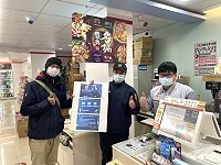 確保軍民遊客消費場所安全,北竿警察所近日加強轄區超商巡邏任務。(圖/文:陳鵬雄)