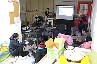 　新婚者及新手父母婚姻教育活動以遊戲溝通建立親子關係為主題，增進家長對育兒的正確觀念。（圖／文：吳嘉榮）