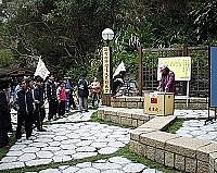 　中山國中師生家長票選校內優秀青年。（圖／文：陳鵬雄）