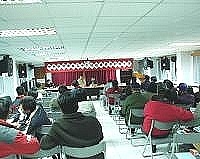 　北竿鄉今年第一場村民大會在人口最多的塘岐召開，參加鄉親並不多。（圖／文：陳鵬雄）
