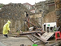 　實踐大學「西莒夢想團隊」工作現場。（圖／文：陳樂團）