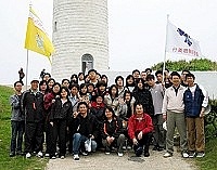 馬祖高中師生莒光走透透,並順道進行家庭訪問。(圖/文:林冰芳)