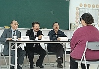 　銘傳大學社會科學院公共事務學系碩士在職專班連江班昨日舉行初試及複試，為馬祖碩士班成立拉開序曲。（圖／文：張登傑）