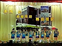 東引燈塔百歲慶生,東引國中小推出藝術饗宴為一系列慶祝活動暖場,精采的表演獲得軍民一致好評。(圖/文:陳其敏)