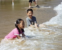板里沙灘－卡蹓一夏清涼登場。（圖／文：陳鵬雄）