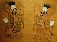 　連江縣政府文化局從即日起至八月二十三日止，在文化局二樓藝廊展出「中國傳統版畫特展」。（圖／文：張登傑）