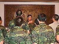 馬防部司令程中將於日前主持到部新兵精神講話,司令期許新兵以正確的人生觀去經營自己的軍旅生涯,以成就未來的豐富人生。【圖/文:江承翰】