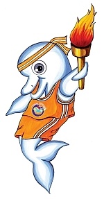 九三連江縣運動會吉祥物網路公投活動結果終於出爐,最後代表水上運動家的「海豚」獲選為吉祥動物。(圖/文:張登傑)