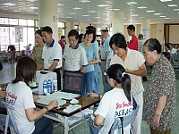 桃園地區的旅台馬祖鄉親胃癌、肝癌、大腸直腸癌健檢自七月二十九日起連續辦理十一場,統計有一千一百四十五位鄉親受益。(圖:連江縣衛生局提供)