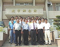 　全縣四鄉鄉民代表北竿聯誼，拜會鄉公所時合影留念。（圖／文：陳鵬雄）