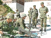 馬防部副司令戴將軍於日前視導基訓部隊,並對單位主官及全體官兵投入基地測驗之辛勞深表肯定。(圖/文:江承翰)