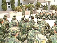 馬防部副司令戴將軍於日前主持到部新兵精神講話,副司令期許新兵以正確的人生觀去經營自己的軍旅生涯,以成就未來的豐富人生。(圖/文:江承翰)