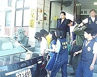 　縣警局於境內破獲人蛇集團案件，逮捕黃琛智、周作模兩名人蛇及藍友鳳等三名大陸女子，全案正由地方法院審理中。（圖／文：曹重偉）