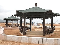 　福澳海埔新生地已「變身」為親水公園，目前已進入初驗階段，待廠商完成改善，即可對外開放。（圖／文：曹重偉）