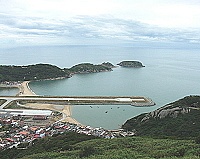 　填海造陸的北竿機場有延伸條件，但欠缺民意支持度。（圖／文：陳鵬雄）