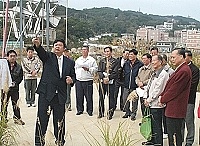 　縣政顧問昨日參訪地區重大基礎建設，為縣政經營提供全方位指導。（圖／文：張登傑）