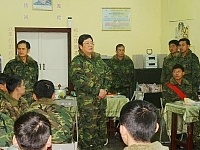 　馬防部司令程中將日前蒞莒光視導防務，並期勉全體官兵珍惜在外島服役時間，充分充實新知讓自我成長。(圖／文：劉駿輝)