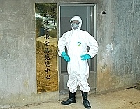 　連江縣政府昨日設置海洋汙染緊急應變中心。（圖／文：張登傑）