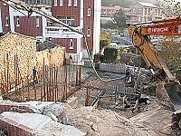 　馬祖村好久沒看見有人大興土木，該處地主將興建五層樓的住宅。（圖／文：曹重偉）