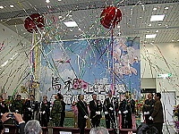　北竿新建航廈完工，民航局舉辦啟用典禮，鄉親共同見證歷史一刻。（圖／文：陳鵬雄）