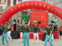　莒光軍民歡樂慶元宵燈謎園遊會。（圖／文：陳樂團）