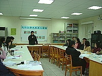 　敬恆國中班親會。（圖／文：陳樂團）