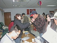 　衛生局針對北竿地區實施胃幽門螺旋桿菌第二次吹氣檢驗。（圖／文：陳鵬雄）