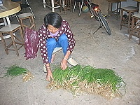 　麥蔥遍佈整個小山坡可惜個頭超級迷你，若想要收穫豐富趕快另覓私人密窟。只要把握住要領，短時間內也能收穫豐富。（圖／文：林冰芳）
