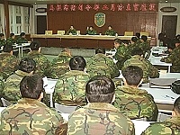 　馬防部司令程中將日前主持二月份主官座談，並期許各級幹部落實基層紮根及內部管理，以凝聚團結向心力。（圖／文：江承翰）