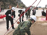 　「介壽村整體開發工程」動土典禮過程順利，象徵東區離未來願景又近了一步。（圖／文：曹重偉）