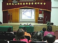 　傳統建築經營管理研討講師們準備充分，透過實景圖片呈現案例特色，給學員啟發與衝擊。（圖／文：曹重偉）