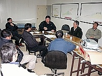 　縣長陳雪生、工務局長劉潤南前往福澳國內商港探視，並對工程內容提出多項建議。（圖／文：曹重偉）