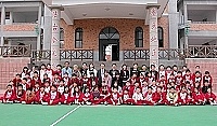 北市內湖區碧湖國小教職師生來馬與介壽國中小交流。(圖/文:曹重偉)