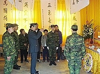 　馬防部司令主持周弘偉弟兄公祭（圖／文：蔡忠孝、萬力維）